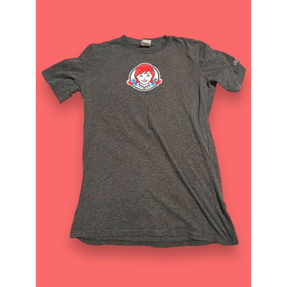 Wendy’s Tee Shirt Unisex Small Short Sleeve Classic Frosty Fanatic Employee NCAA